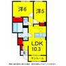 総武本線/四街道駅 バス:22分:停歩2分 1階 築5年 2LDKの間取り