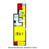 総武本線/都賀駅 徒歩9分 1階 1年未満 1Kの間取り