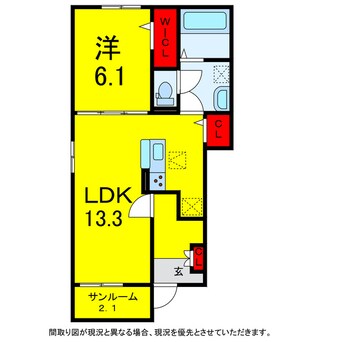 間取図 総武本線/佐倉駅 徒歩14分 1階 建築中