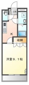 赤穂線（岡山県内）/西大寺駅 徒歩30分 1階 築18年 1Kの間取り