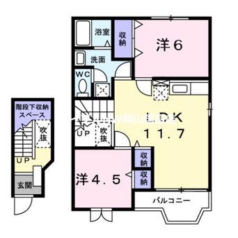 間取図 プロムナードα