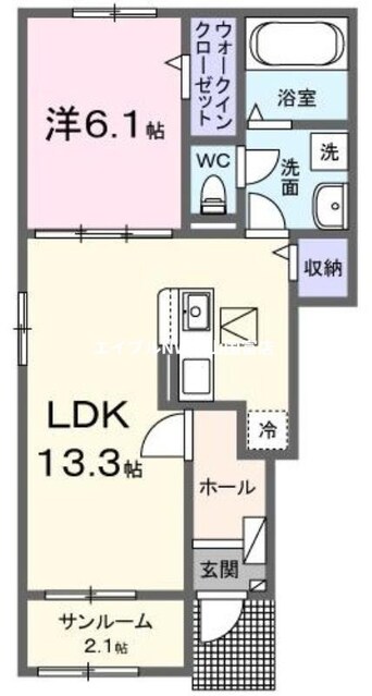 間取図 山陽本線（中国）/高島駅 徒歩14分 1階 建築中