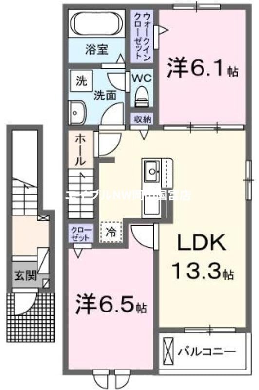 間取り図 山陽本線（中国）/高島駅 徒歩14分 2階 建築中