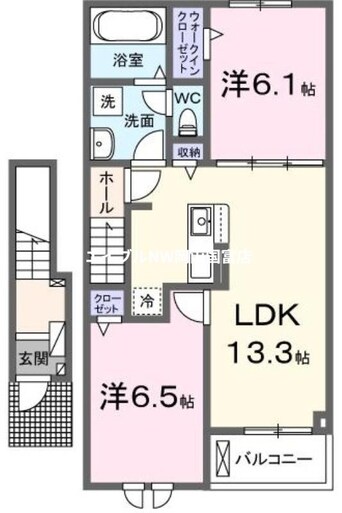 間取図 山陽本線（中国）/高島駅 徒歩14分 2階 建築中
