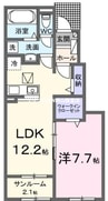 山陽本線（中国）/高島駅 徒歩16分 1階 建築中 1LDKの間取り