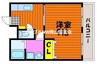 Ｓ・Ｔ南方 1Kの間取り