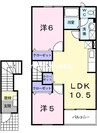 赤穂線（岡山県内）/長船駅 徒歩9分 2階 築21年 2LDKの間取り