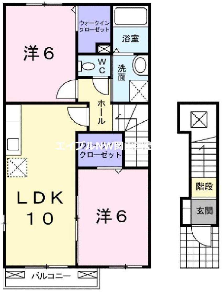 間取図 カーサ　プラシード