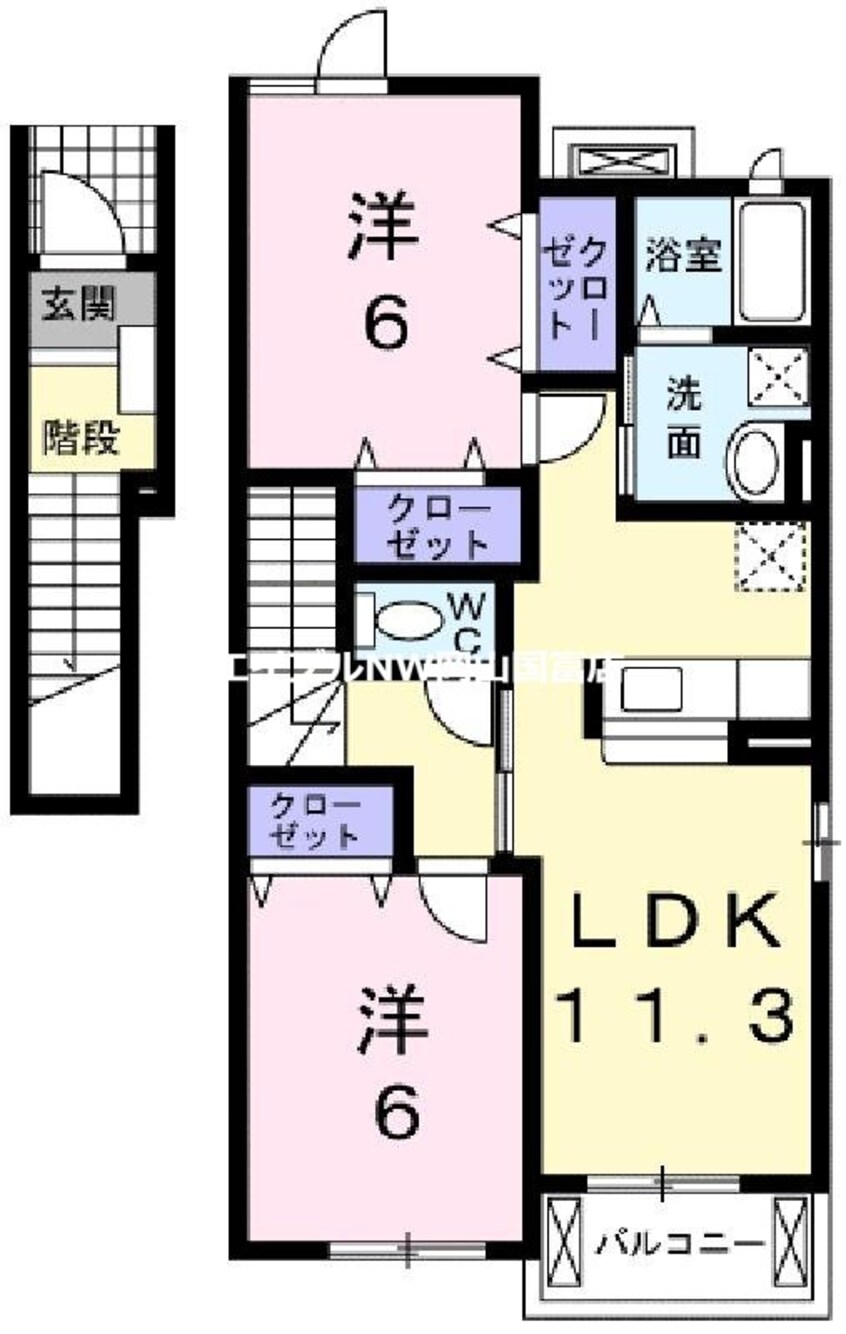 間取図 セレーノ　Ｄ