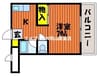 エスポアール22 1Kの間取り