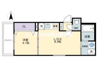 間取図 山陽本線（中国）/西川原駅 徒歩8分 1階 建築中