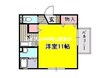 第５関ニューバリヤ 1Rの間取り