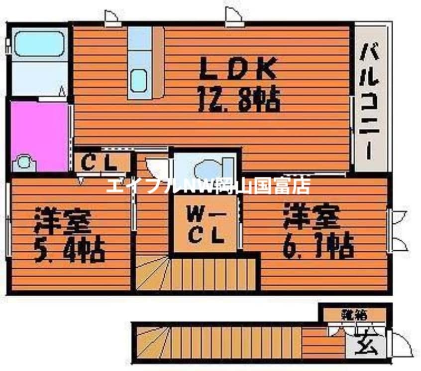 間取図 シャーメゾン　アドニス　Ⅱ棟