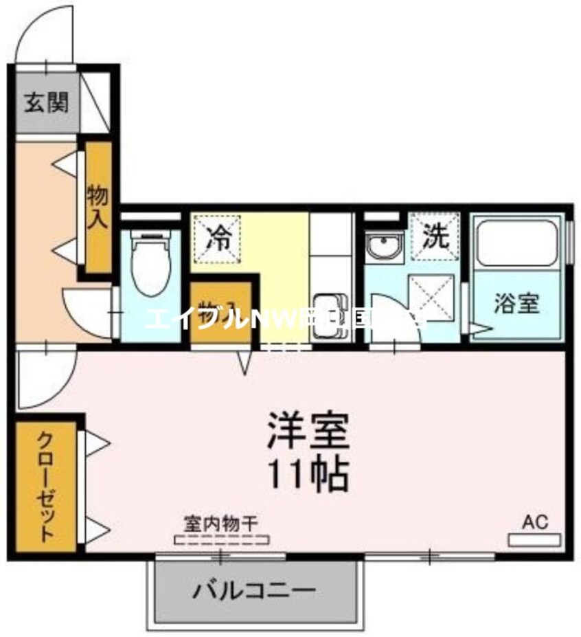 間取図 第５関ニューバリヤ