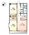 池之内ヒルズＡＮＮＥＸ 2LDKの間取り