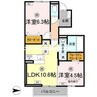 山陽本線（中国）/西川原駅 徒歩6分 1階 1年未満 2LDKの間取り