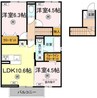 山陽本線（中国）/西川原駅 徒歩6分 2階 1年未満 3LDKの間取り