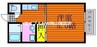 イーストリバー268　Ａ 1Kの間取り