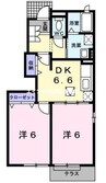 赤穂線（岡山県内）/西大寺駅 徒歩52分 1階 築18年 2DKの間取り