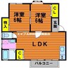 メゾン広谷　3号棟 2LDKの間取り