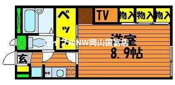 間取図 レオパレス福岡Ｂ