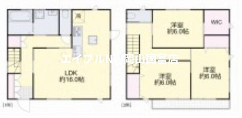 間取図 宇野線<宇野みなと線>/備前西市駅 徒歩10分 1階 築9年