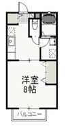 S.T.Villa TSUSHIMA Ｃ 1Kの間取り