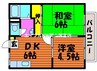 岡山市電東山本線<岡山電気軌道>/東山・おかでんミュージアム駅 徒歩27分 2階 築37年 2DKの間取り