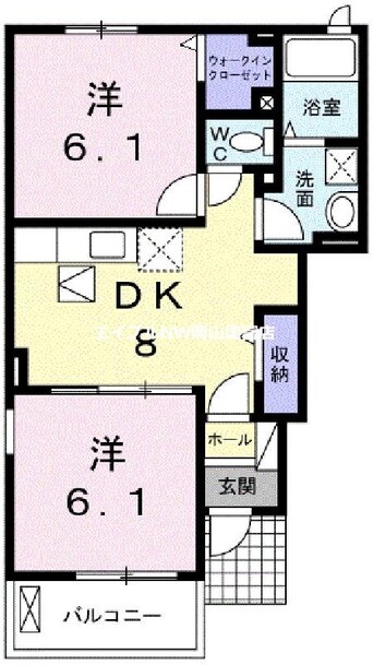 間取図 フォレスト　サイド横山Ⅰ