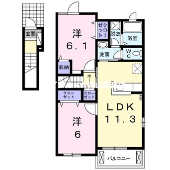 間取図 プリムヴェール