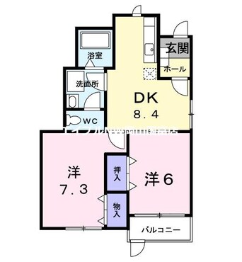 間取図 サンシティ東新田Ｂ