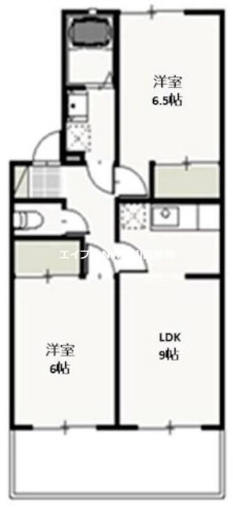 間取図 カーサ・ヴィーノ　Ｂ