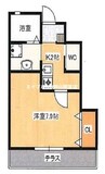 山陽本線（中国）/西川原駅 徒歩11分 1階 築5年 1Kの間取り