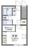 山陽本線（中国）/岡山駅 バス:17分:停歩4分 1階 築22年 1Kの間取り