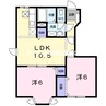 赤穂線（岡山県内）/伊里駅 徒歩15分 1階 築27年 2LDKの間取り