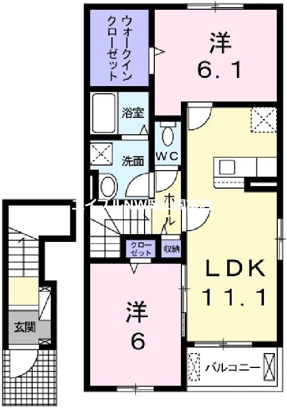 間取り図 ラ・メゾン・フェリーチェＡ棟