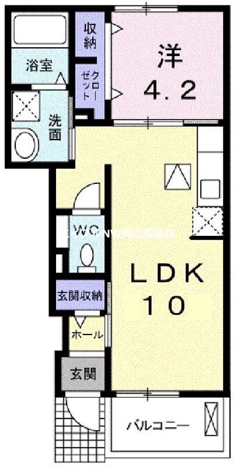 間取図 レークヴィラ