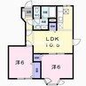 赤穂線（岡山県内）/伊里駅 徒歩15分 1階 築27年 2LDKの間取り