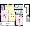 赤穂線（岡山県内）/伊部駅 徒歩11分 2階 築9年 2LDKの間取り