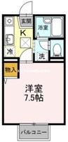 ドミールＴＯＭＯ 1Kの間取り