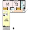 岡山市電東山本線<岡山電気軌道>/東山・おかでんミュージアム駅 徒歩39分 1階 築7年 2LDKの間取り