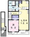 岡山市電東山本線<岡山電気軌道>/東山・おかでんミュージアム駅 徒歩28分 2階 築浅 1LDKの間取り
