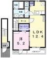 岡山市電東山本線<岡山電気軌道>/東山・おかでんミュージアム駅 徒歩28分 2階 築浅 1LDKの間取り