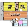 メゾンボヌール 2LDKの間取り