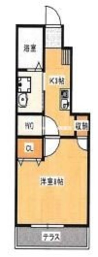 間取図 山陽本線（中国）/東岡山駅 徒歩7分 1階 築8年