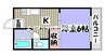 FLORAL YASUDA 1Kの間取り