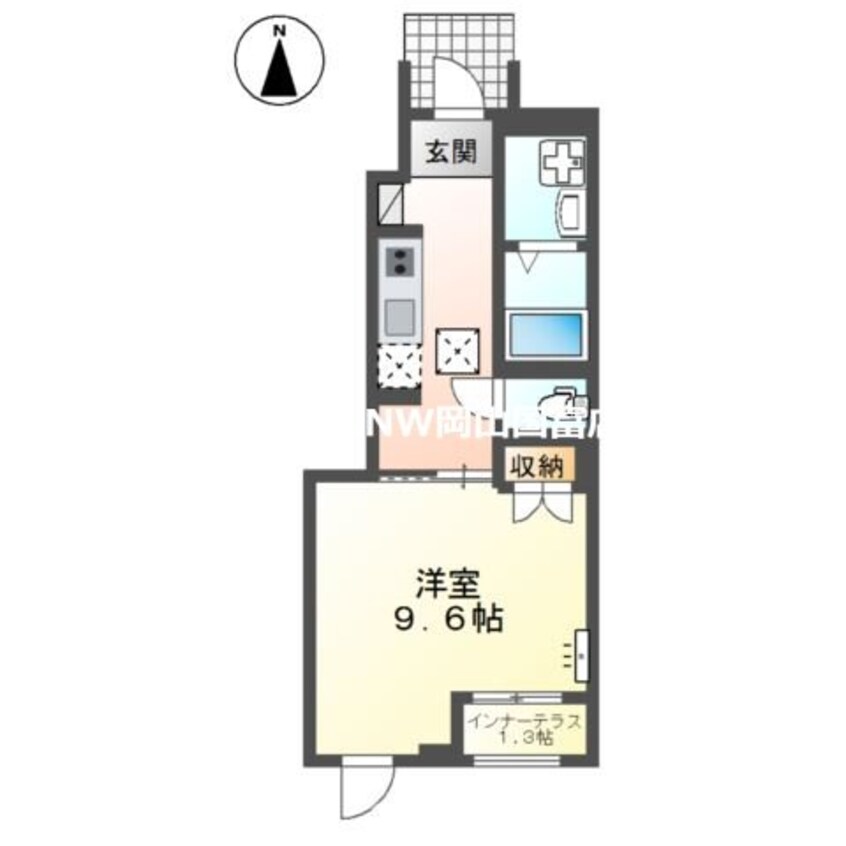 間取図 仮）スターテラスⅡ　西大寺