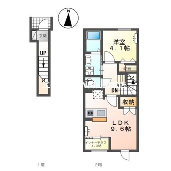 間取図 仮）スターテラスⅡ　西大寺