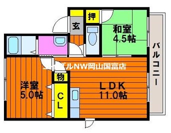 間取図 スカイハイツＣ