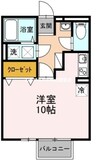 虹の奏音 1Rの間取り